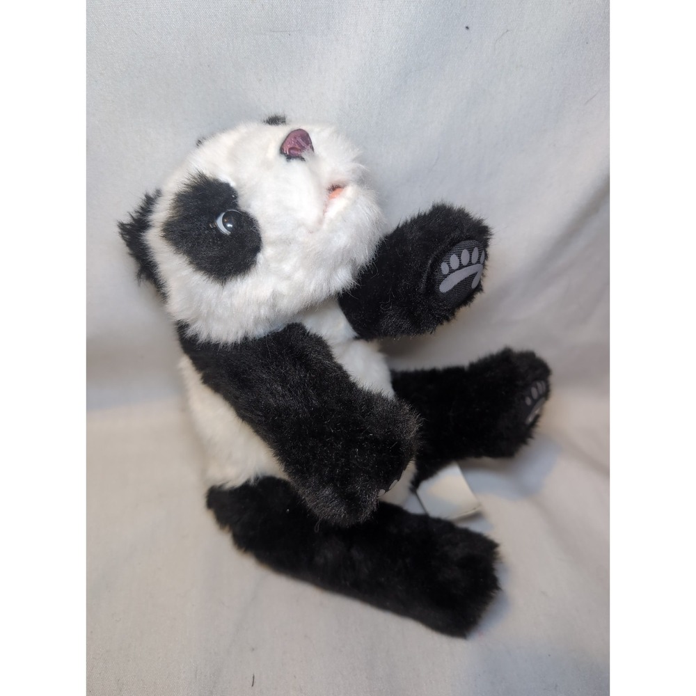 WowWee 2008 Interactive Animatronic Life Like Baby Panda Bear Cub Plush 9" WORKS